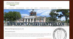 Desktop Screenshot of montgomerycountyga.gov