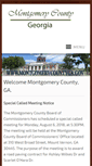 Mobile Screenshot of montgomerycountyga.gov